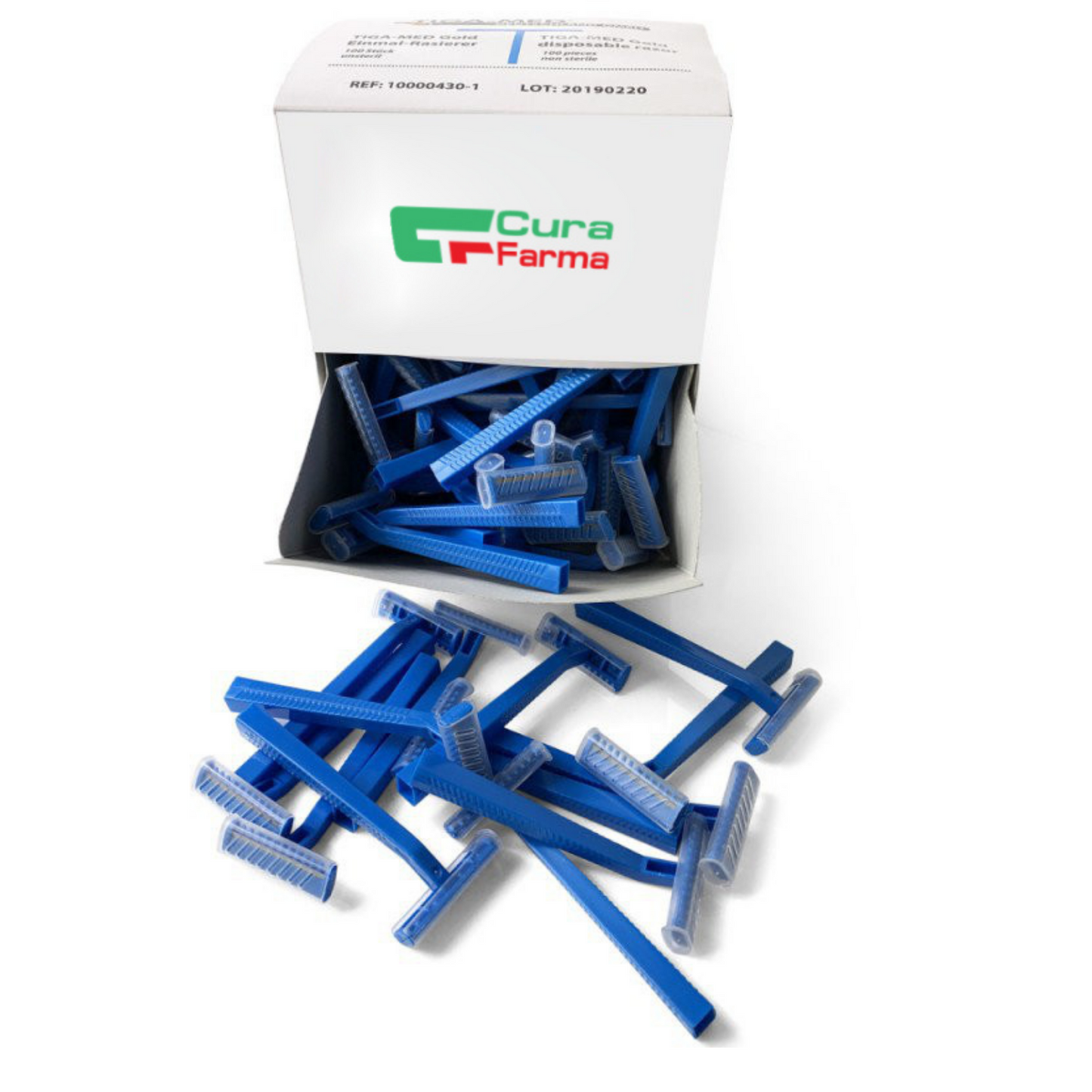 Rasoio Chirurgico BILAMA 100 Rasoi Monouso TRICOTOMIA Non Sterile