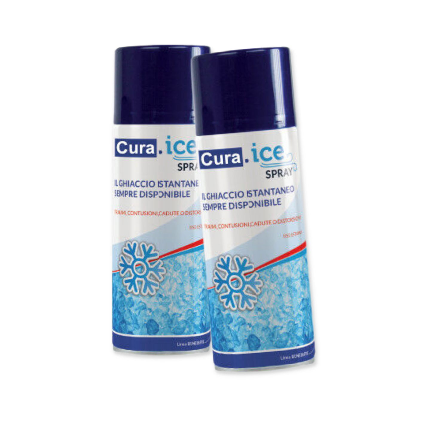 Ghiaccio Istantaneo 400ml SPRAY Monouso per traumi e contusioni