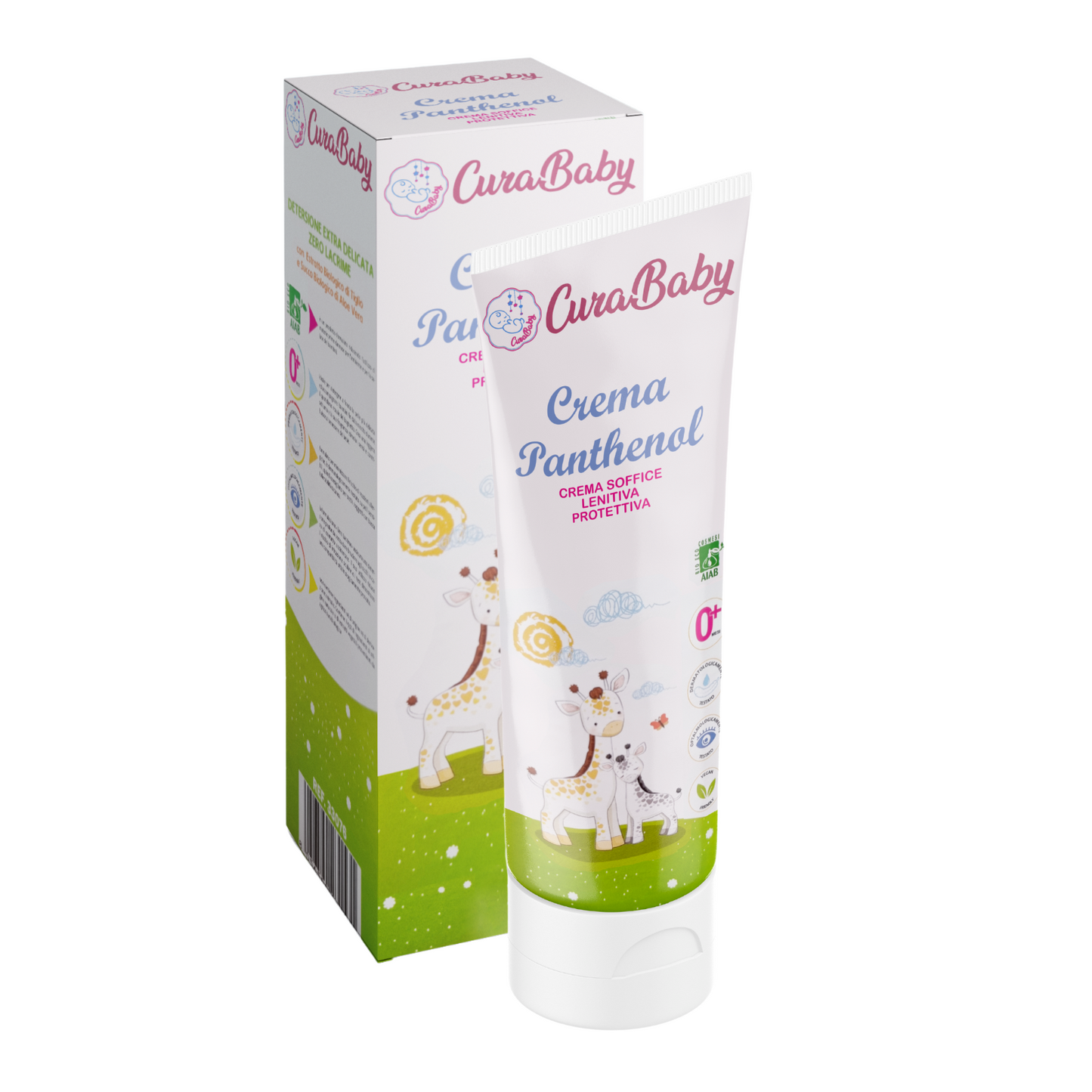 CuraBaby CREMA PANTENOLO 3 Tubetti 3x50ml Lenitiva CAMBIO PANNOLINO Culetto