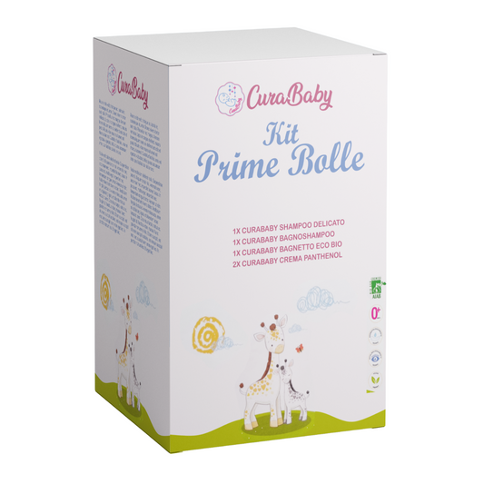 CuraBaby Kit Prime Bolle Box Regalo Detergenti Eco Bio