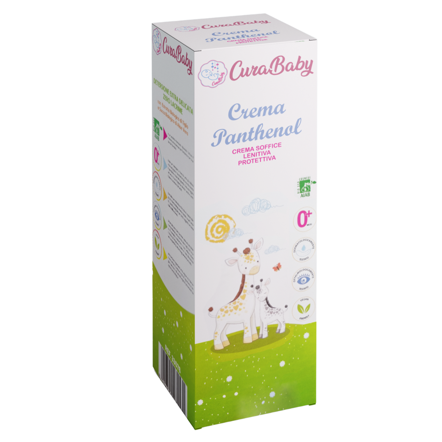 CuraBaby CREMA PANTENOLO 3 Tubetti 3x50ml Lenitiva CAMBIO PANNOLINO Culetto