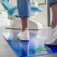Tappeto 60x90 DECONTAMINANTE Blu 4 Tappeti ANTIBATTERICI 30 Fogli Adesivi