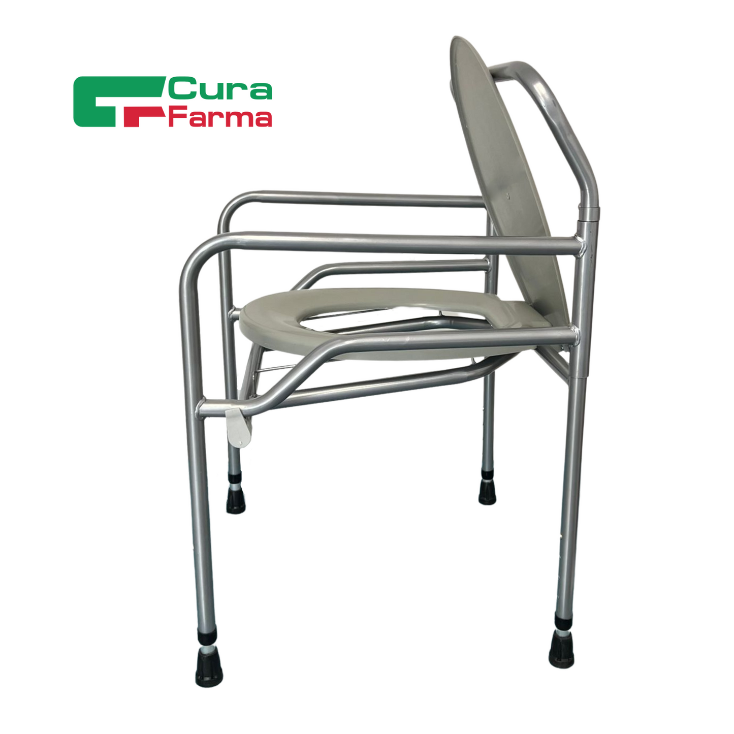 Sedia Comoda WC RIALZO 3 in 1 Sedia PIEGHEVOLE da Camera ANZIANI DISABILI