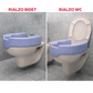 Rialzo DUO Universale WC & Bidet Massimo COMFORT
