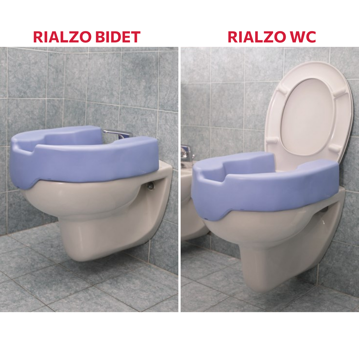 Rialzo DUO Universale WC & Bidet Massimo COMFORT