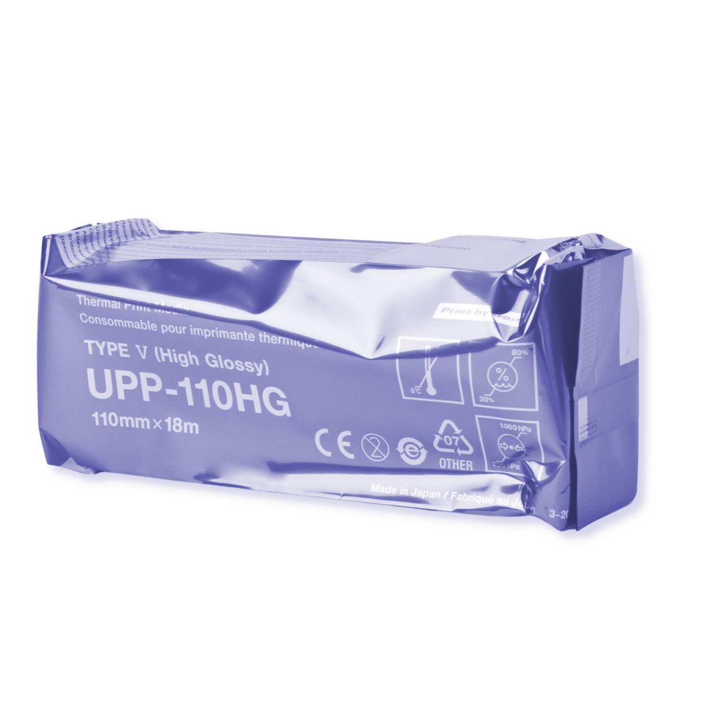 Carta Termica 5 Rotoli COMPATIBILE SONY UPP-110 HG