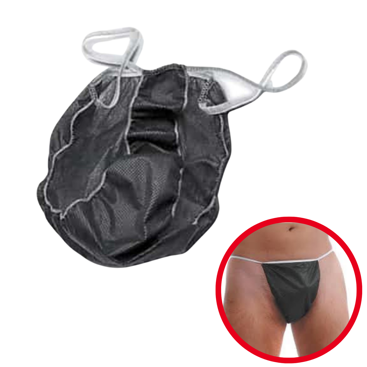 Slip Monouso in TNT Modello Uomo - Pack da 100pz