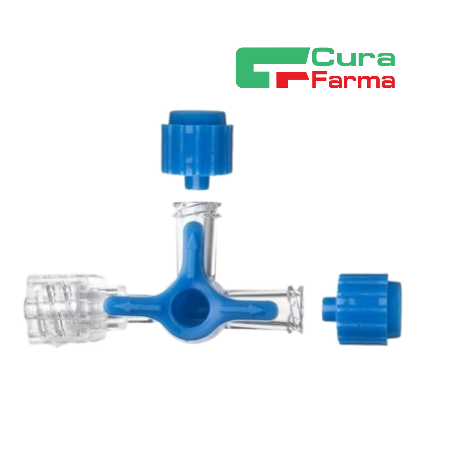 Rubinetto 3 Vie FLEBO 50 RUBINETTI Infusione MONOUSO STERILI Medicale