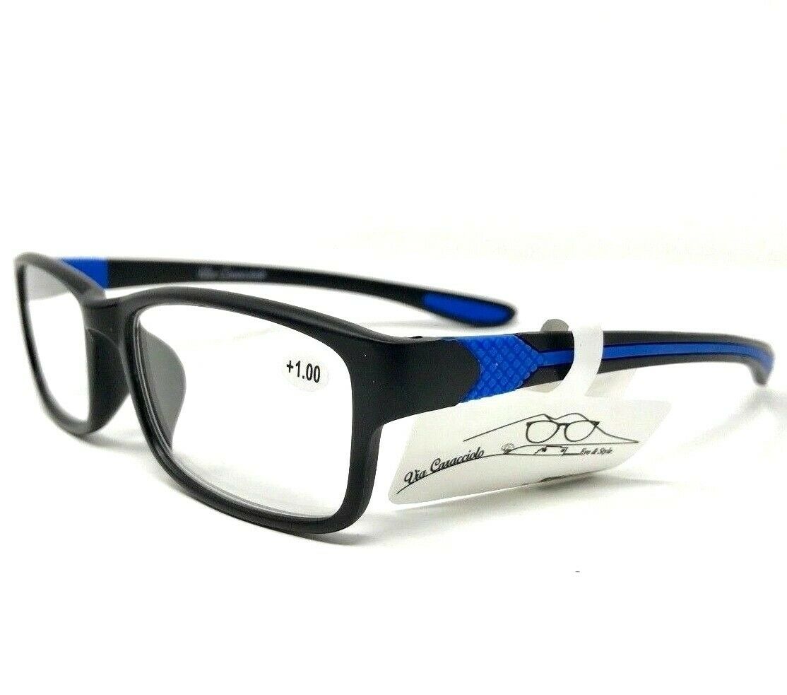 Occhiali Lettura UNISEX Nisida PRESBIOPIA MIOPIA Diottrie 1 - 2 -3 SPORTIVI