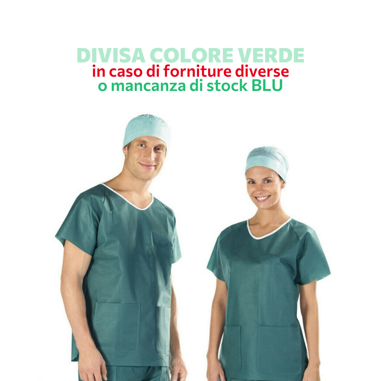 Divisa BLU Ospedaliera 10 CAMICI 30g Casacca Pantalone TNT Monouso Diverse Taglie