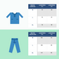 Divisa BLU Ospedaliera 10 CAMICI 30g Casacca Pantalone TNT Monouso Diverse Taglie