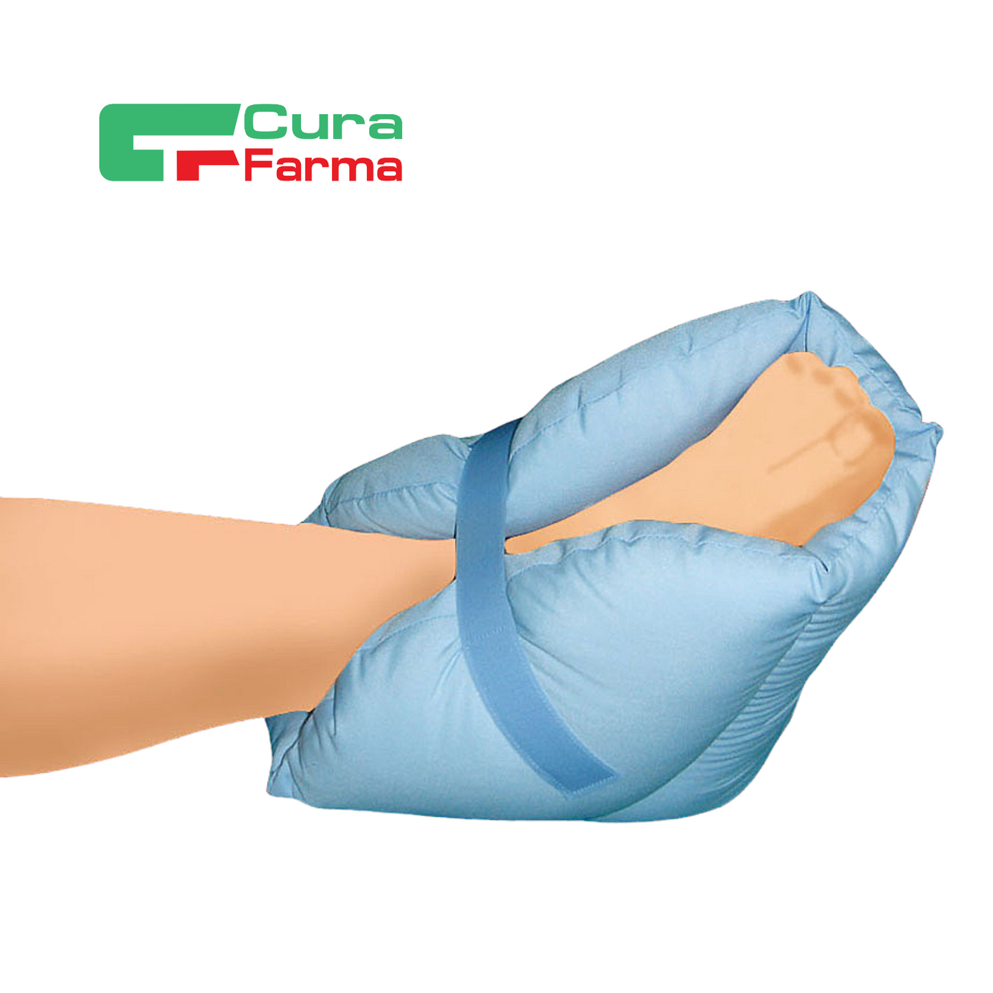 Talloniera ANTIDECUBITO Fibra Cava Siliconata STRAP Regolabile