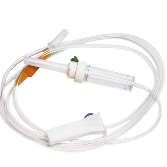 Deflussore STERILE LUER LOCK Infusione FLEBO 25 deflussori SENZA AGO