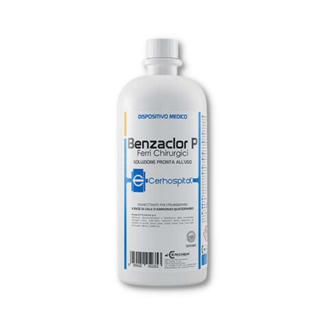 Benzaclor P Disinfettante FERRI per DISPOSITIVI MEDICI 1L
