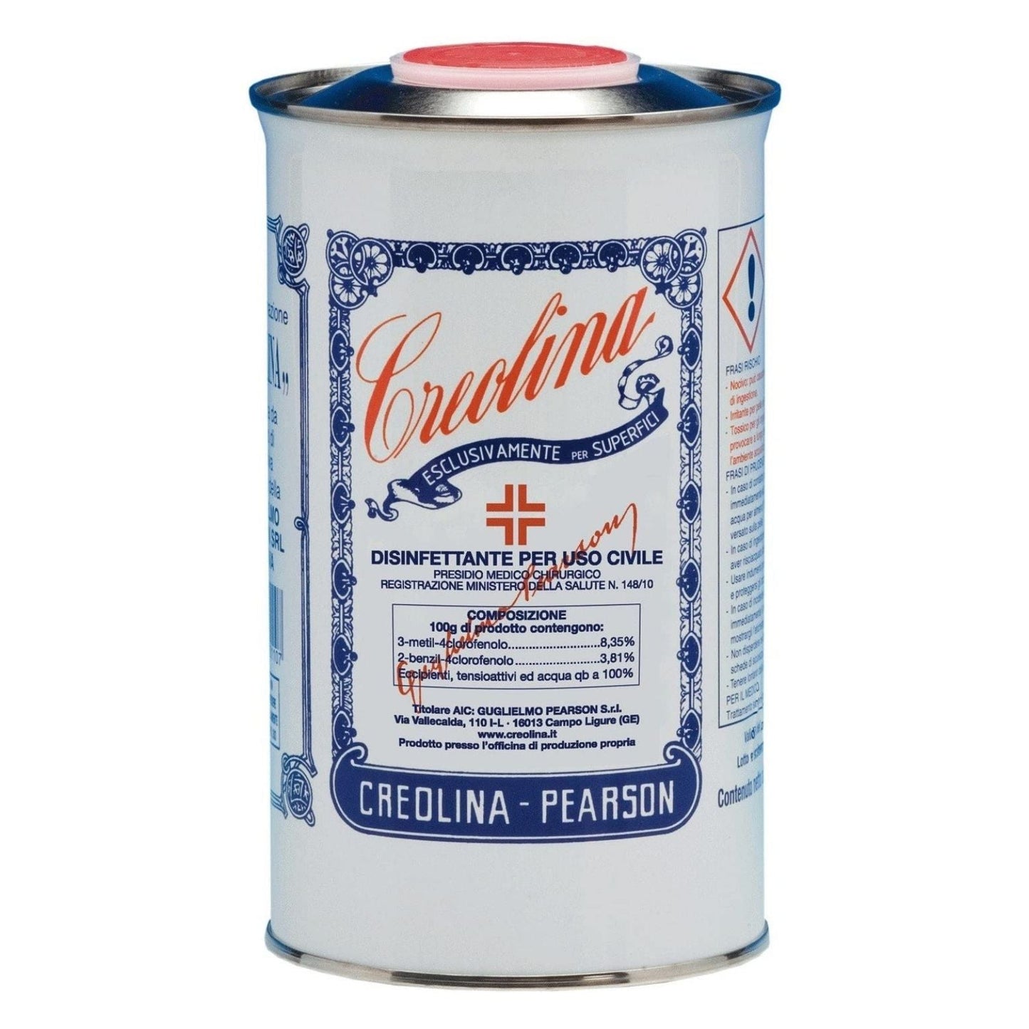 Creolina PEARSON Originale Disinfettante Superfici 1L CONCENTRATO Veterinaria