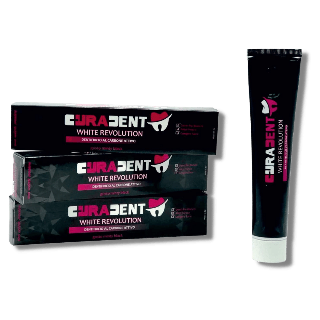 CuraDent® White Revolution Dentifricio Sbiancante (12× Tubetti)