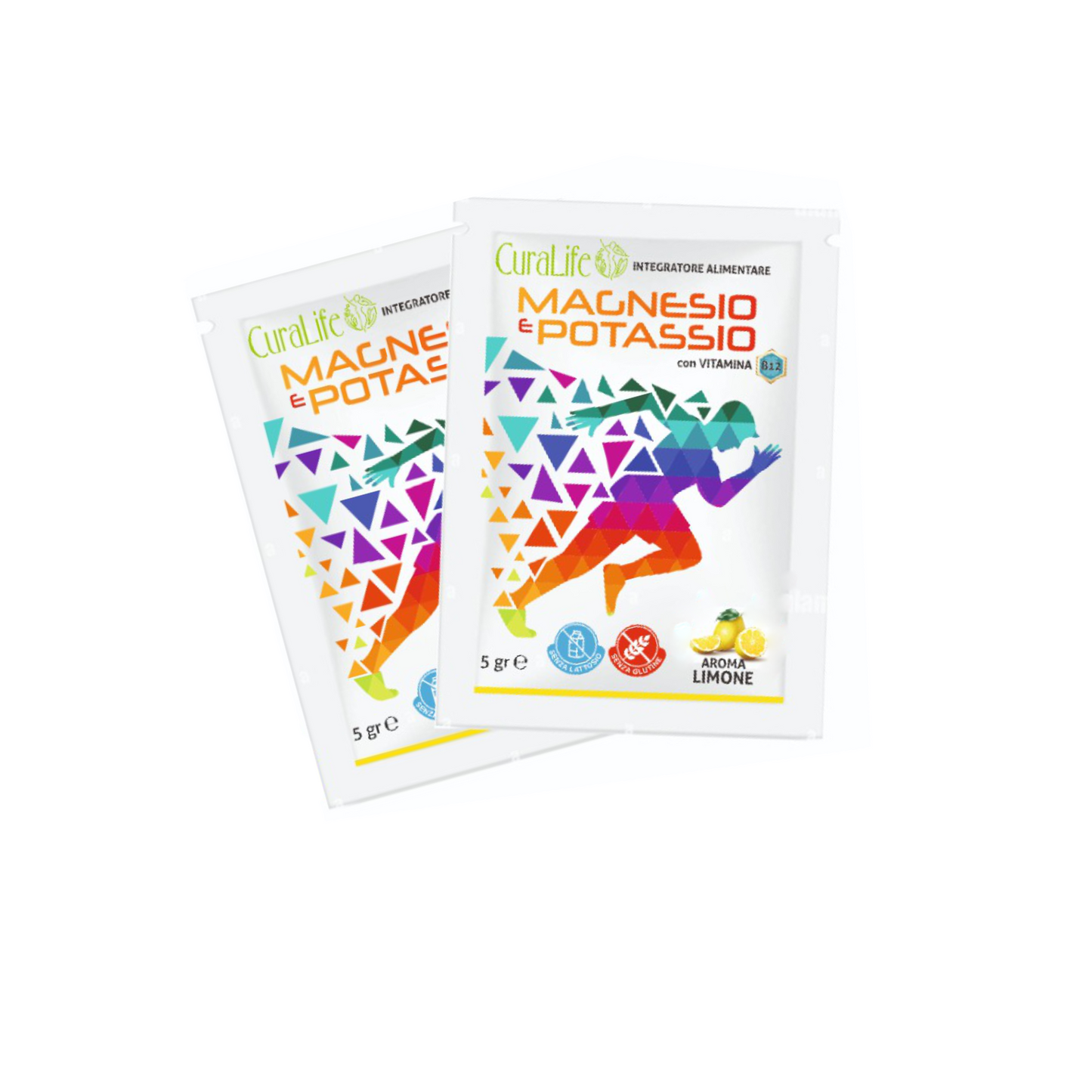 CuraLife Magnesio Potassio INTEGRATORE Alimentare Vitamina B12 | LIMONE