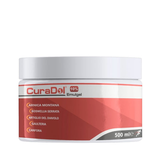 CuraDol Emulgel 10% Freddo Pomata Arnica Forte, Artiglio del Diavolo 500ml