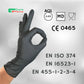 Guanti in Nitrile Nero Monouso da Lavoro Tattoo Estetica. Privi di Lattice e Polvere Talco. Confezione 100 pz Taglie S - M - L
