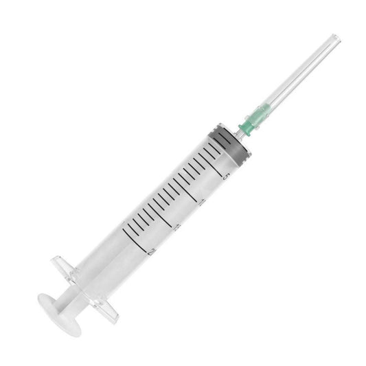 Siringa STERILE 20 ML Monouso 50 Siringhe INDOLORE attacco LUER con AGO