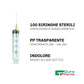 Siringa STERILE 20 ML Monouso 50 Siringhe INDOLORE attacco LUER con AGO