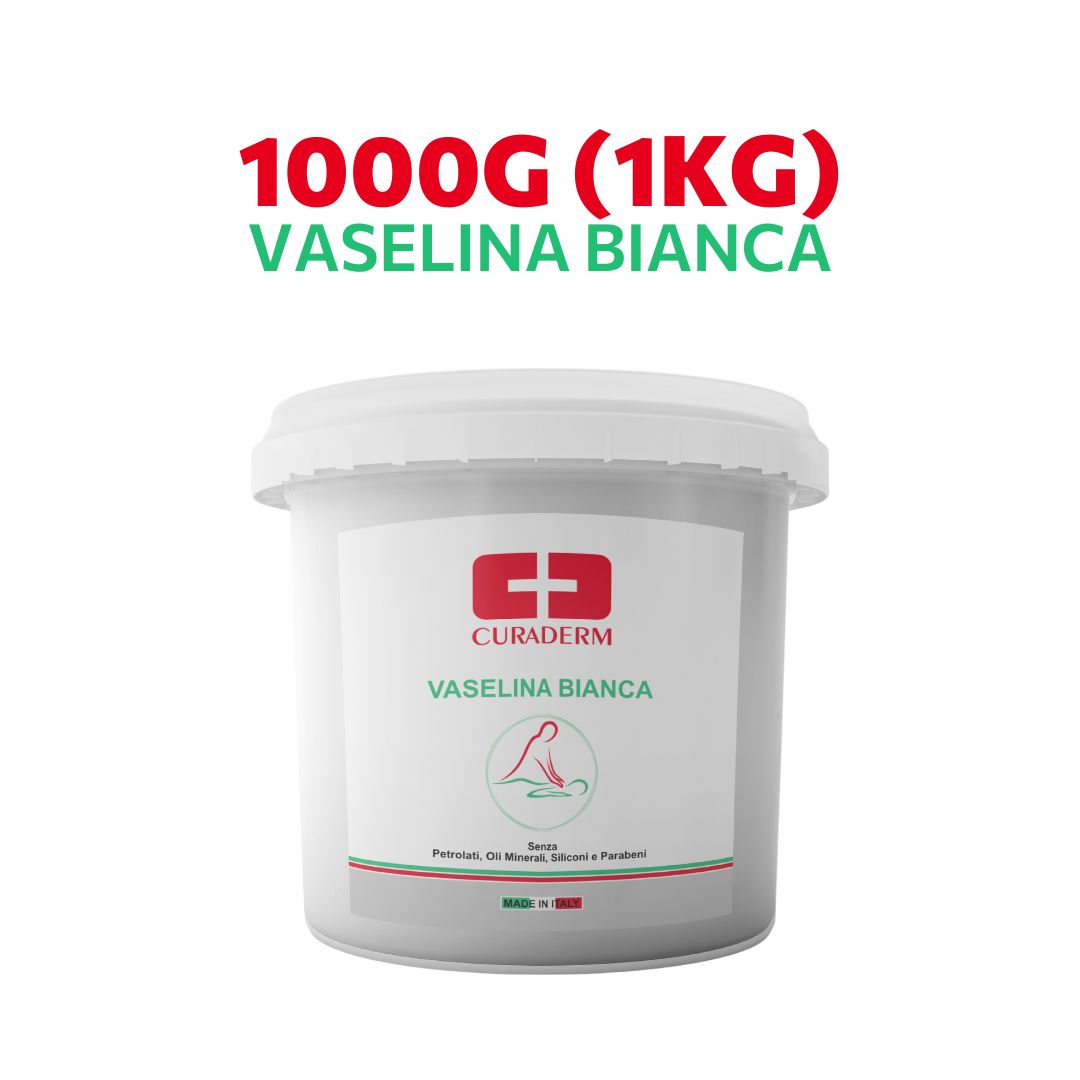 Vaselina Bianca Filante 1KG (1000G) Uso Esterno PROFESSIONALE Tatuaggi Estetica